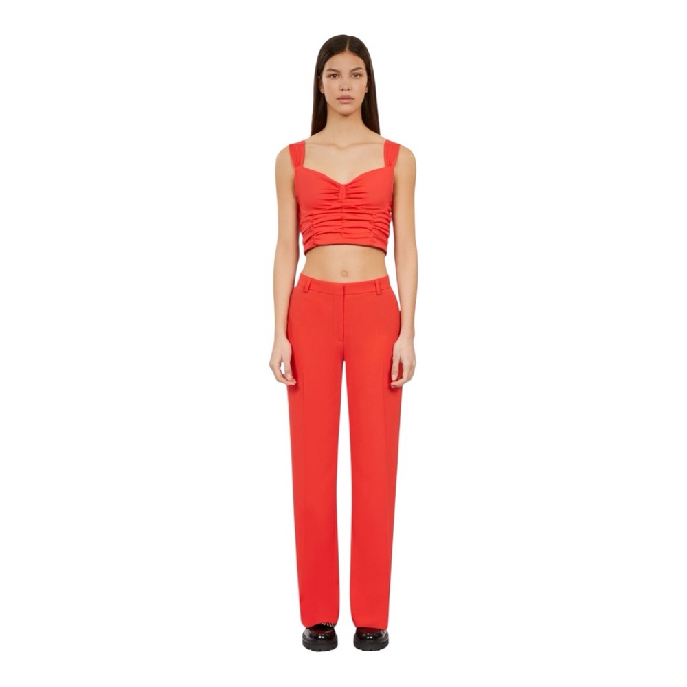 THE KOOPLES Red Trousers NWT size 36 FR & US is a 4